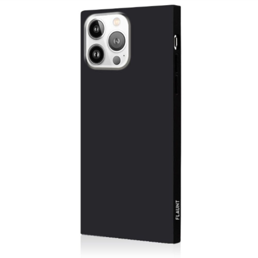 Flaunt Square Matte Black iPhone 13 14 Pro Max MagSafe Case NWT